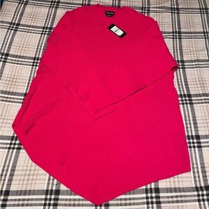 City Chic Bold Pink Crewneck Sweater
